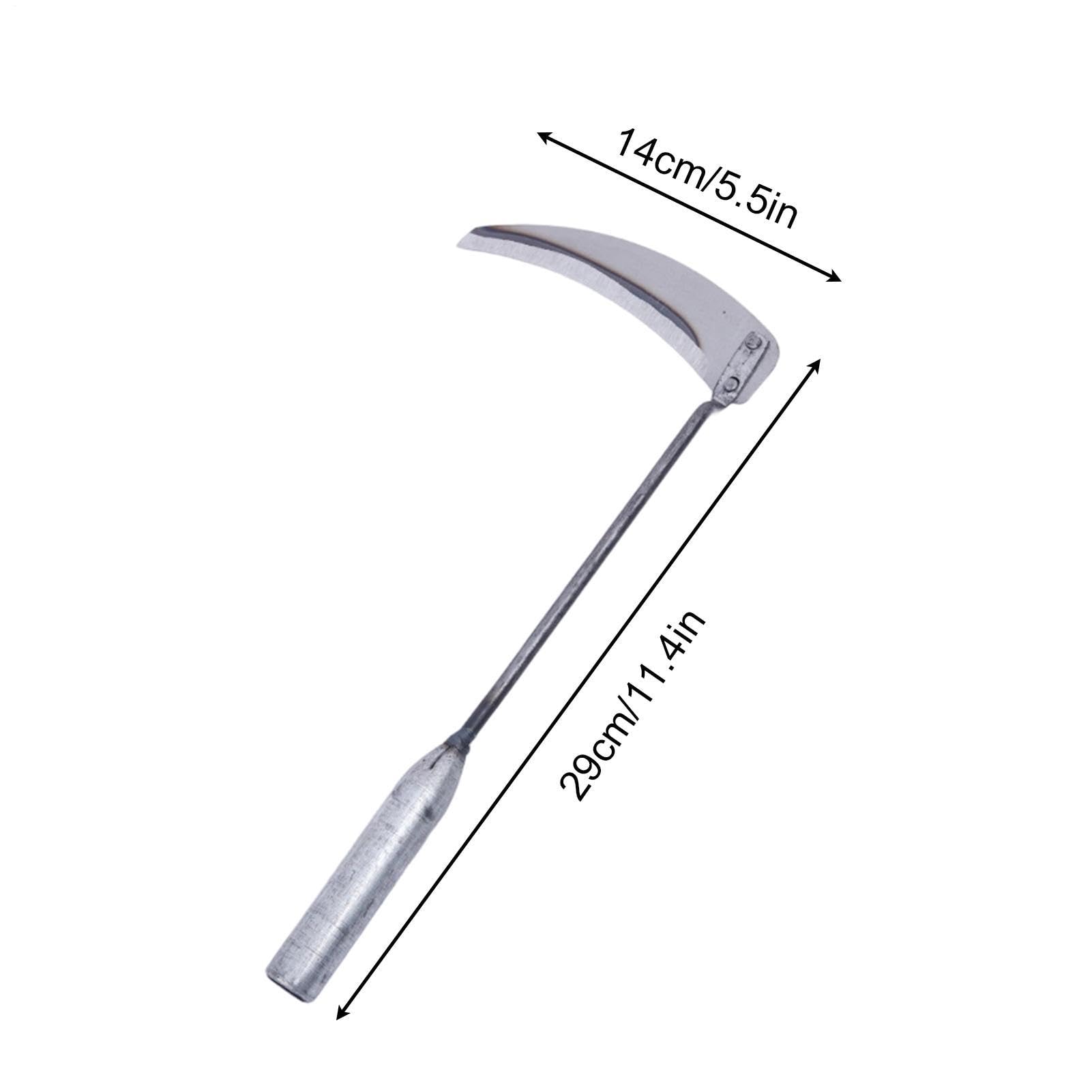 Faucille pour travaux de Jardinage,Équipement de Jardinage Robuste - Outil de Jardin Robuste pour Binage - pour Ferme, Maison, arrière-Cour, pelouse, Parc, Terrain, de Culture, Gazon