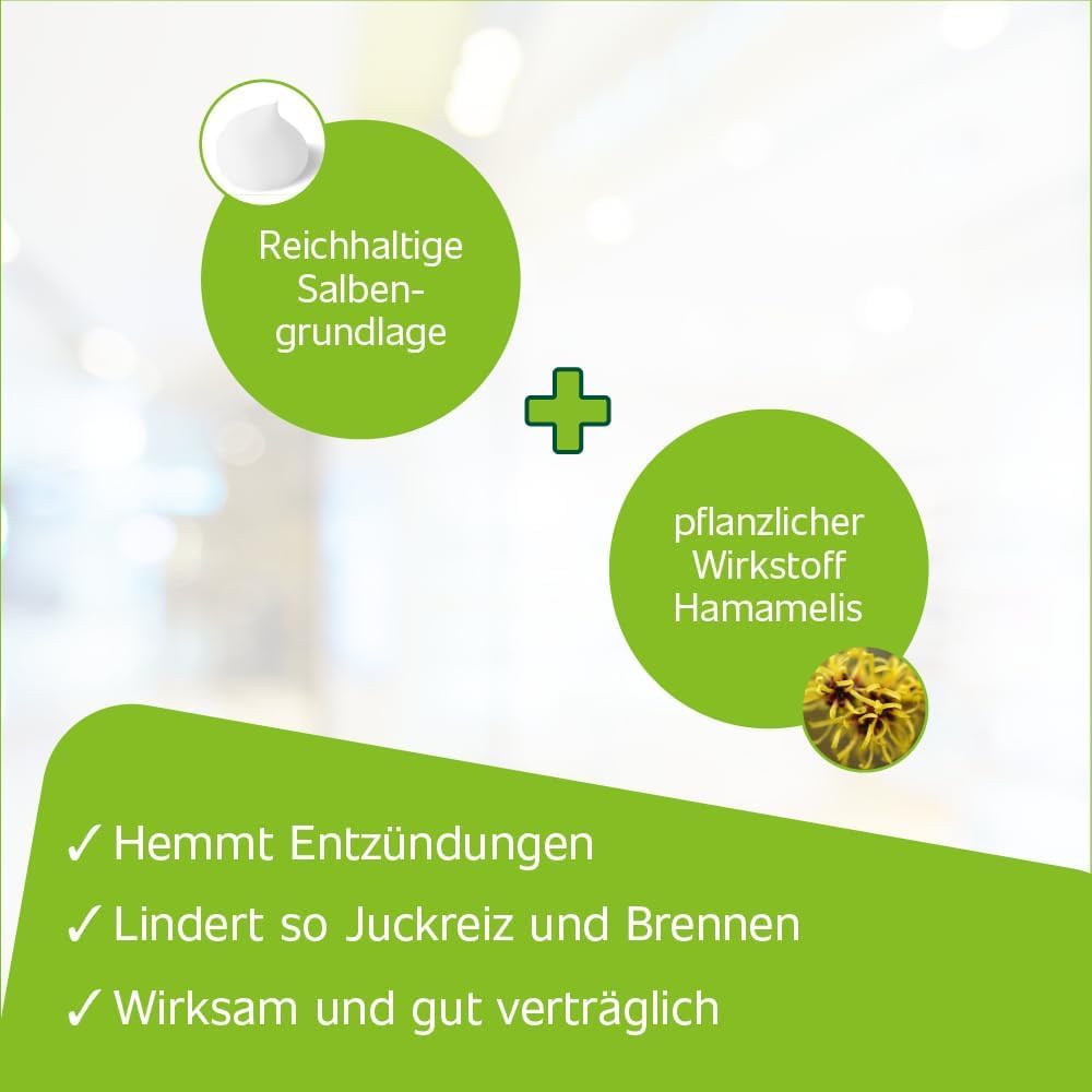 Hametum Hämorrhoiden Set | 25g Salbe | 10 Zäpfchen | pflanzliches Arzneimittel mit Hamamelis | entzündungshemmend | lindert Juckreiz und Brennen | gut verträglich