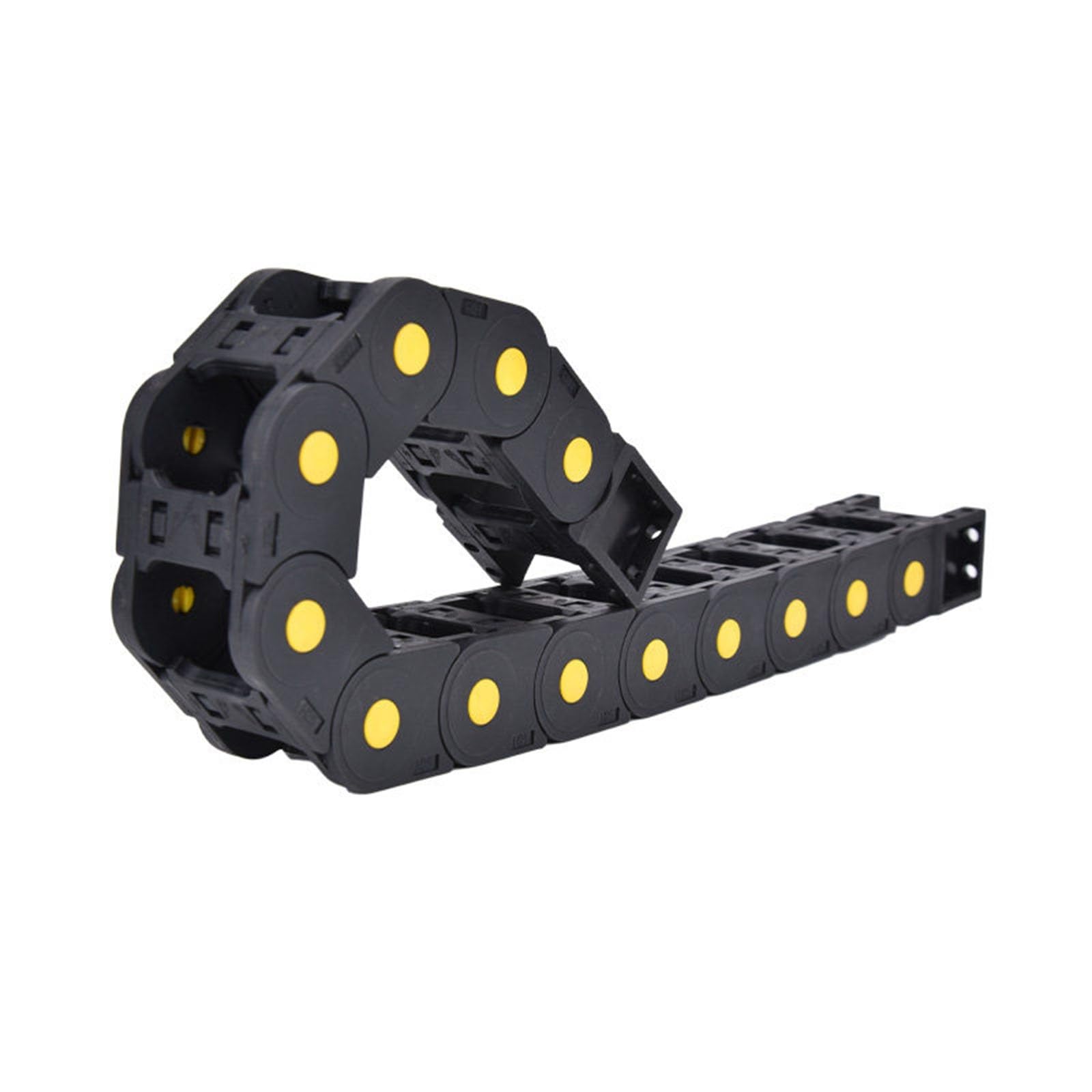 Wdjbpsh 9M/29.6Ft Openable Nylon Cable Drag Chain, Reinforced Anti-Break Management Chains For Cnc Router 3D Printer Laser Cutter, Easy To Install(,20X50mm)