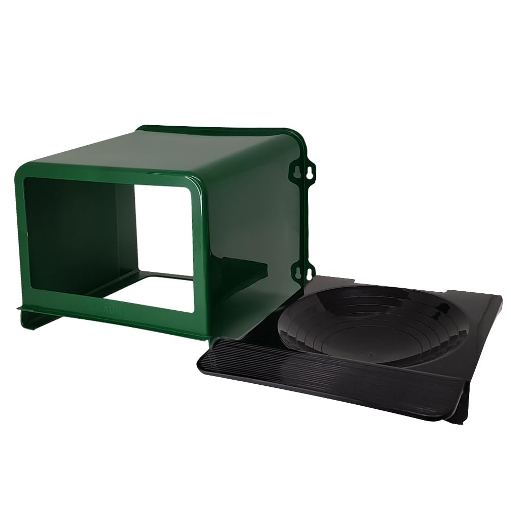 Breker Casa para palomas, 1 compartimento, plástico, moderno, verde/negro, paloma, codorniz, gallina enana