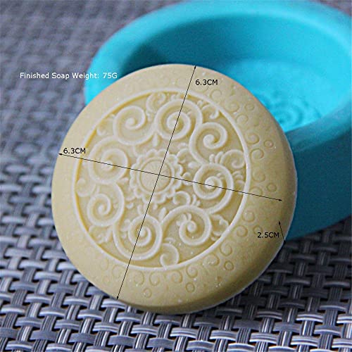 Silicone Soap Molds Kit L Soap Making Supplies L Moldes De Silicona Para Resina L Candle Making Silicone Molds (Round 15130-7) #TOP1