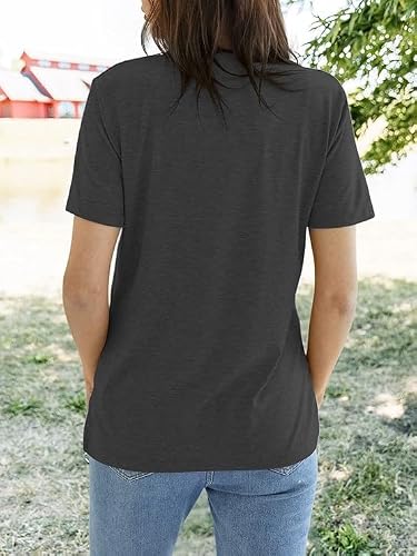 IsPICK Start Your Engines Shirt for Women Racing Car Checkered Graphic Tees — view 4