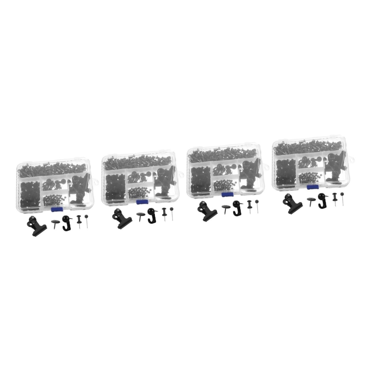 STOBOK 4sets Puntine Da Ufficio Ganci Per Bacheca Versatili e Resistenti Per Lavoro e Progetti Creativi