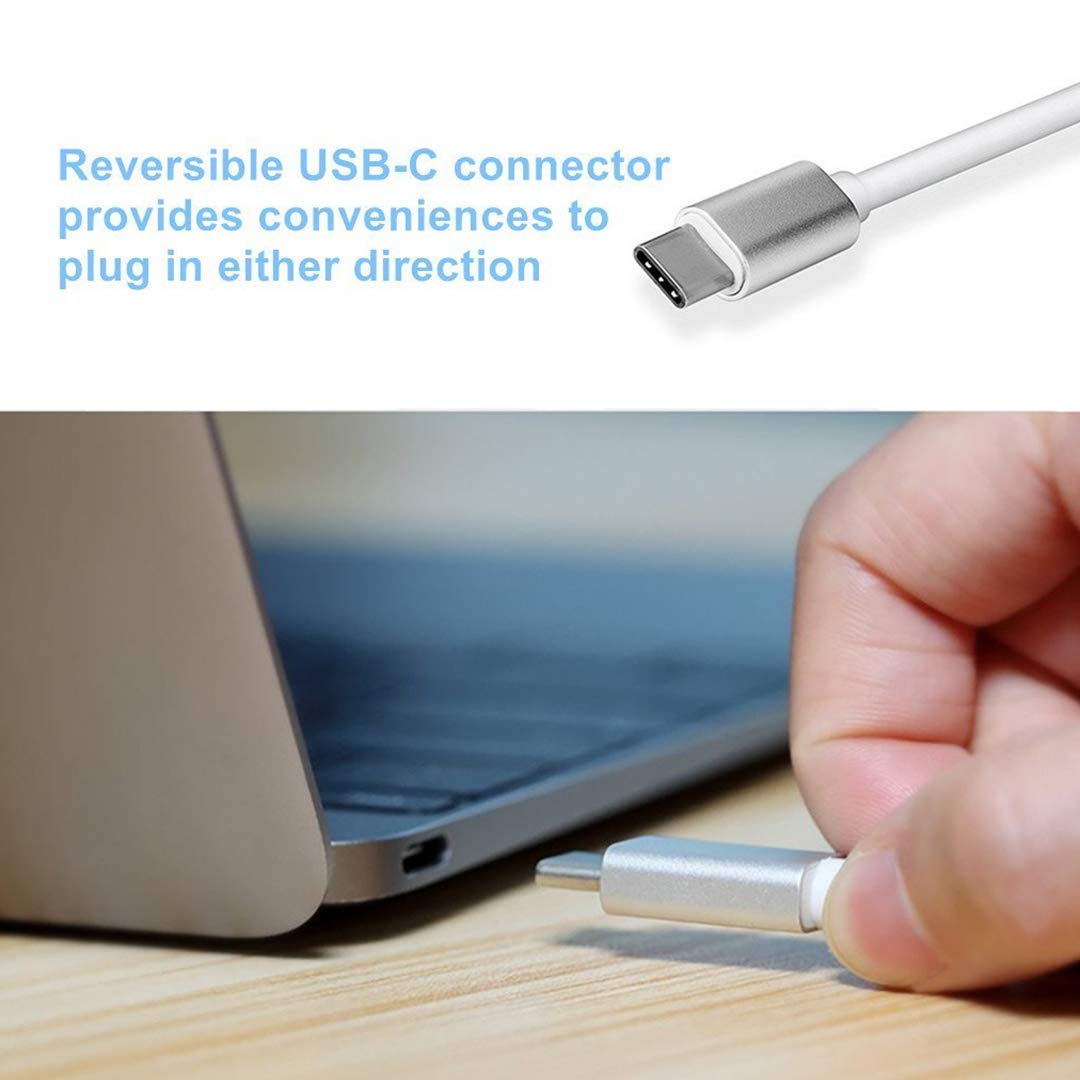 USB Type C to VGA Adapter, USB 3.1 (Thunderbolt 3) Converter Compatible with MacBook Pro, Air, Dell XPS 13/15, Surface Book 2 and More — Amazon image 4
