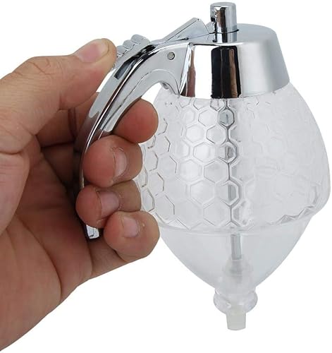 Miniatura 7 de Recipiente vintage, olla de miel indispensable, ácido cinámico conveniente, cromado. Fácil de limpiar para verter fácilmente jarabe, azúcar, salsas,