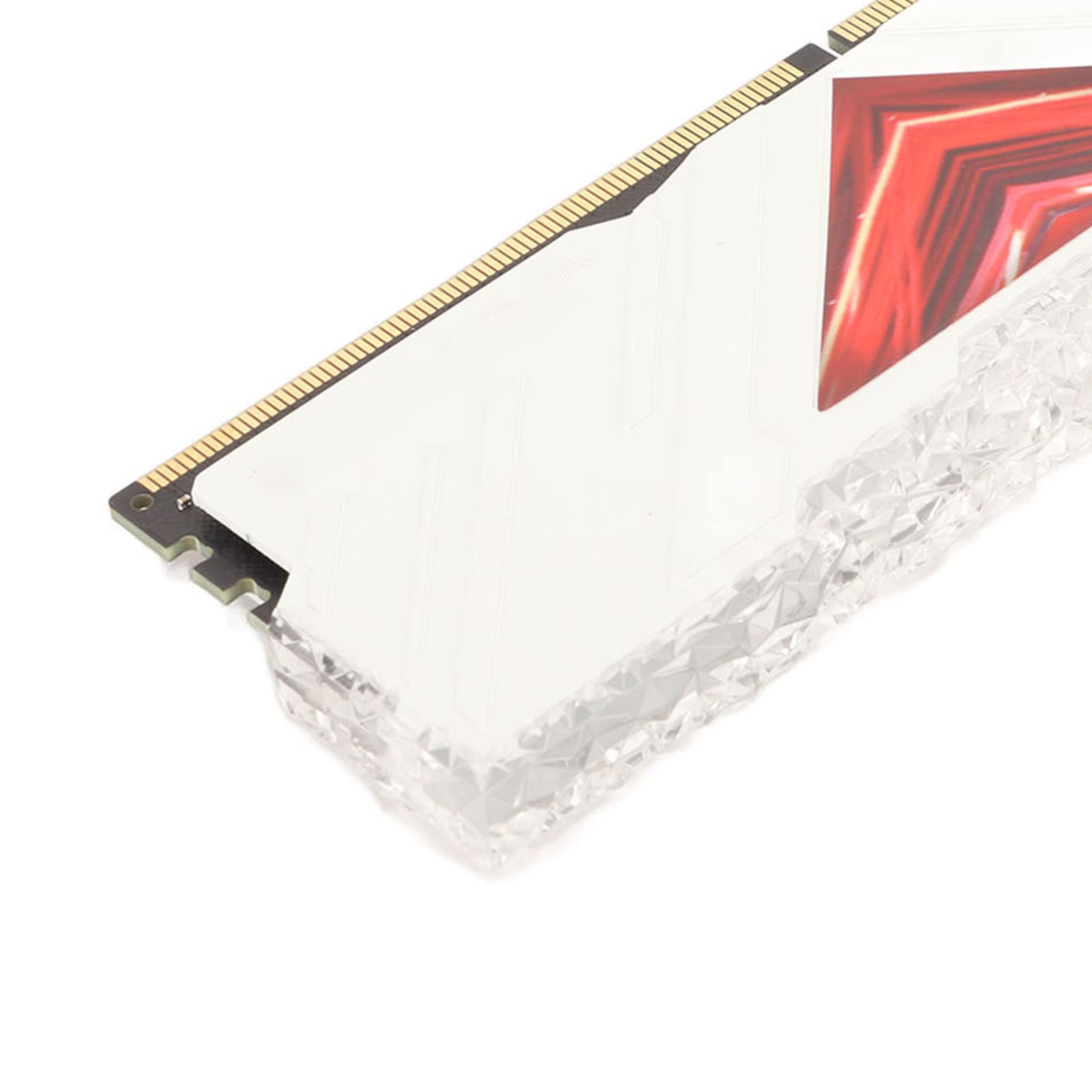 Zestaw Pamięci DDR4 RAM 16 GB Moduł Pamięci do Komputera Stacjonarnego 3200 MHz, przepustowość 25600, Radiator ze Stopu Aluminium, Oświetlenie RGB, pamięć RAM do Gier Modernizacji Komputera