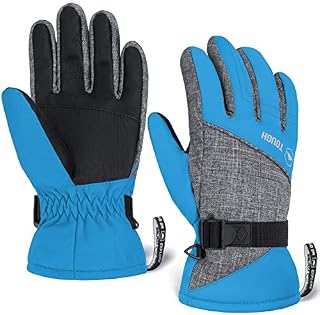 Kids Winter Gloves - Snow & Ski Waterproof Youth Gloves for Boys