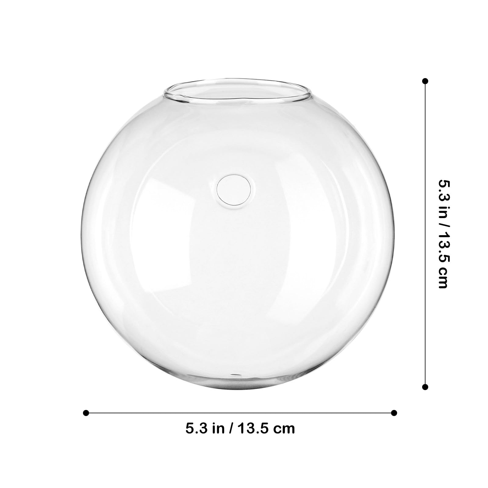 SHINEOFI Jardinières Murales en Verre Transparent Lot de 4 Vases Muraux pour Boutures Station de Propagation Suspendue pour Plantes d'Intérieur Décoration Salon Cuisine