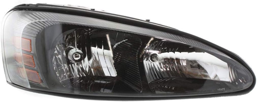 CarLights360: For 2004 2005 2006 2007 2008 Pontiac Grand Prix Headlight Assembly Driver and Passenger Side CAPA Certified w/Bulbs-Replaces GM2502227 GM2503227
