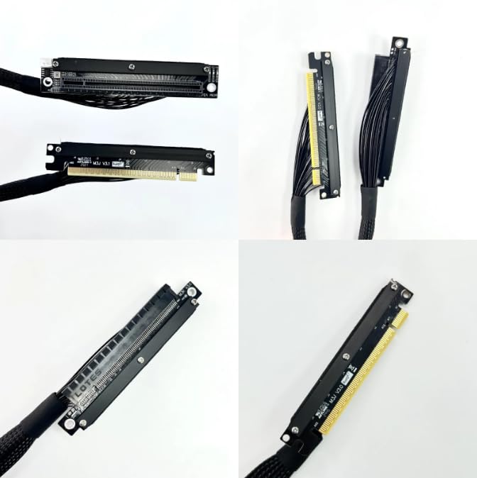 Amazon.com: JMT ADT-M33 PCIe4.0 x16 256Gbps GPU Extension Cable