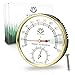 Produktbild NORDHOLZ® Sauna Thermometer Hygrometer 2in1 - Zuverlässig & genau für die richtige Temperatur und Luftfeuchtigkeit - Sauna Hygrometer für eine wohltuenden Atmosphäre - Hochwertiges Sauna Zubehör