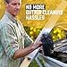 Gutter Guard 6 Inch - 12 Ft by GutterBrush | DIY Leaf Filter, No Tools Needed | Prevents Clogs, Easy Install for 6-Inch Oversize Gutters | 5.25