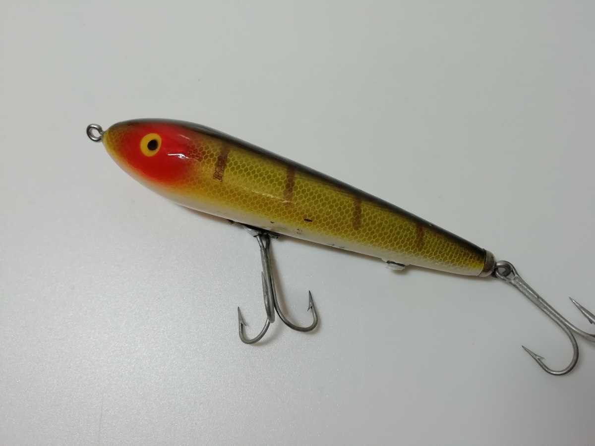 heddon ヘドン　ザラゴッサjr 昭和期　オールド　スミス Amazon.co.jp: ヘドン ザラゴッサ Heddon ZARAGOSSA ウッド 復刻