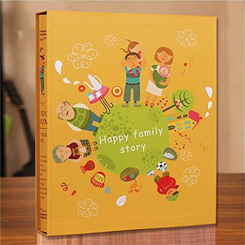 Scrapbook bricolage album photo de famille 6 pouces insérer grand format 200 pages