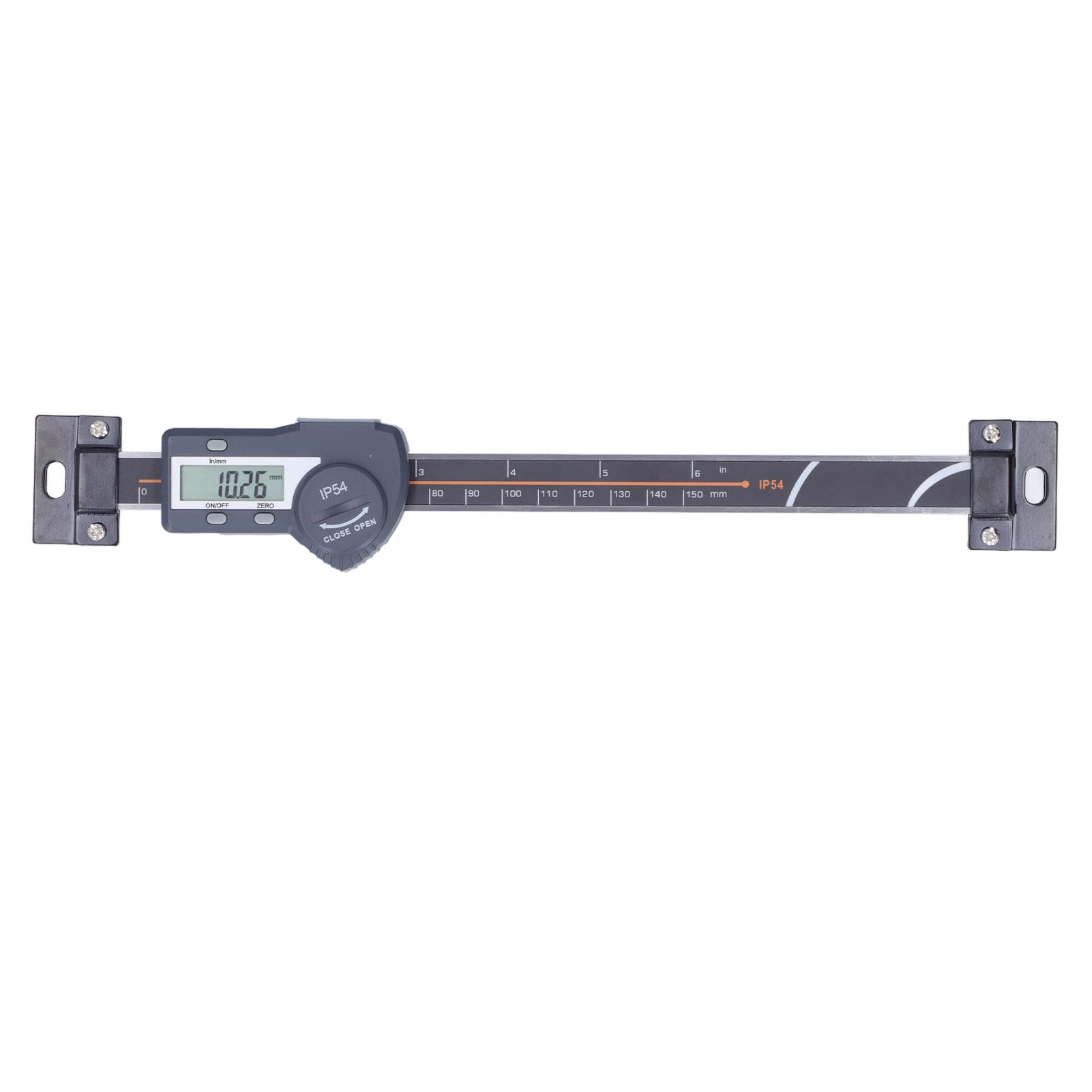 Aramox Escala Lineal Digital Calibre Vernier de Acero Inoxidable IP54 Pantalla LCD Resolución de 0,01 Mm Restablecimiento a Cero Retención de Datos para Mecanizado Ensamblaje Medición de Bricolaje