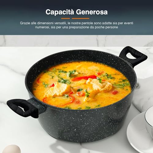 Batterie de casseroles Avilia pour table de cuisson induction et gaz - 8