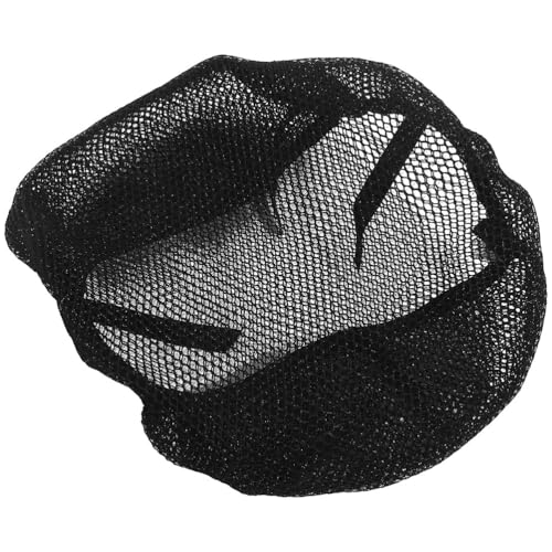 Funda de asiento para moto de malla protectora negra transpirable universal 5