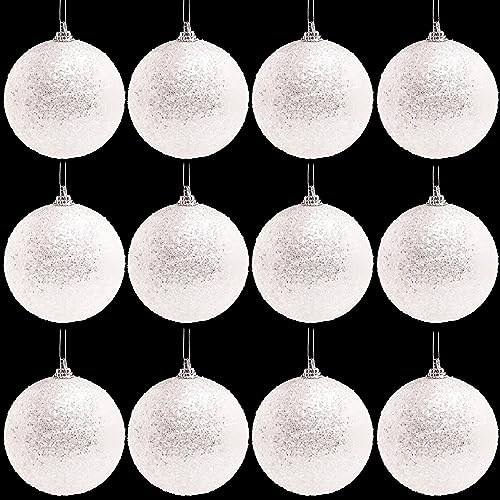 Toyland Packung mit 16–9 cm glitzernden Christbaumkugeln –...