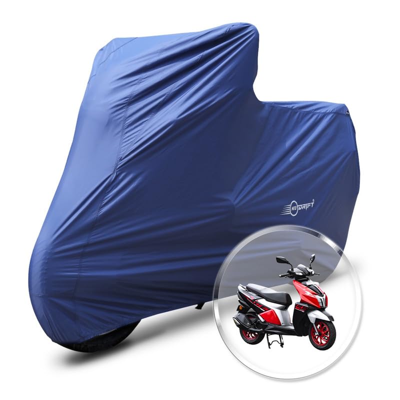Image of Neodrift 'NeoMax' Bike Cover for TVS Ntorq (All-Weather Motorcycle Protection, Water & UV Resistant, Dustproof, Windproof) (Color-Blue)