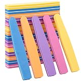 20 Pieces Nail Buffer Block Sponge Nail File Washable Double Sided 100/180 Sanding Block Buffing Fil