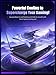 llano V12 Ultra Laptop Cooling Pad with Smart Software Control, RGB Gaming Laptop Fan Cooler Stand, 5.5