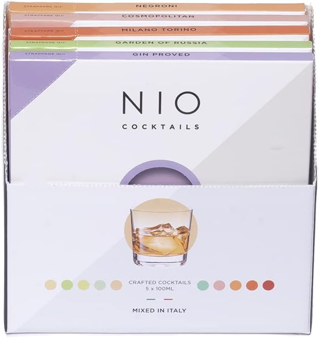 NIO Cocktails - Box Cocktail Aperitivo - 5 drink pronti...