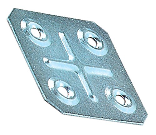 PIASTRINA QUADRA ZINCATA CM 4X4 PZ 200