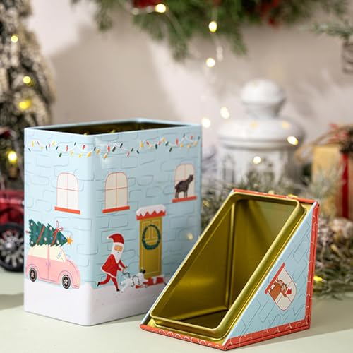 Almacenamiento de dulces de Navidad para evitar galletas rotas 5