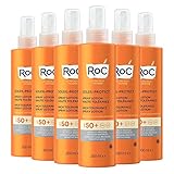 El Lozione Spray Idratante Elevata Tollerabilità Soleil-Protect FPS 30 de RoC garantiza una alta protección solar y mantiene el nivel de hidratación natural de la piel