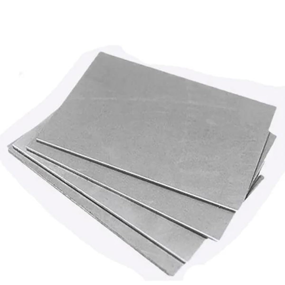 1 Pcs 1mm Thickness 304 Stainles Steel Square Plate Polished Sheet Thin(200mmx100mm)
