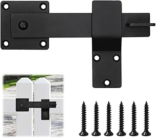 Schiebetür Kohlenstoffstahl Schloss mit Fester Schraube Flip Slide Latch mit Verriegelungsloch Abschließbar Sicherheitstürriegel Riegelschloss