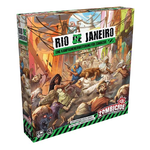 CMON Zombicide 2. Edition Rio Z Janeiro Erweiterung Kennerspiel Dungeon Crawler 1-6 Spieler Ab 14+ Jahren 60 Minuten Deutsch
