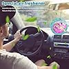 Personalised Car Air Freshener with Double Sided,Custom Printed Photo/Text,19 Kinds Scents Air Freshener for Car,Wardrobe,Bathroom,Hanging Ornaments,Long Lasting Fragrance (Round) #4