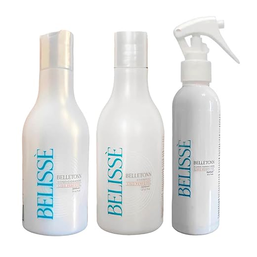 Kit BELISSÈ Liso dos sonhos Shampoo 300ml + Condicionador 300ml + Fluido 240ml