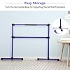 GOFLAME-Ballet-Barre-Portable-Double-Freestanding-Ballet-Barre-Adjustable-Heavy-Duty-Dancing-Stretching-Ballet-for-HomeDance-Barre-Fitness-Ballet-Bar GOFLAME Ballet Barre Portable Double, 4FT Freestanding Ballet Barre Adjustable, Heavy Duty Dancing Stretching Ballet Bar for Home, Dance Barre, Fitness Ballet Bar (Purple)