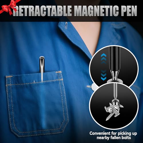 DISEN 12 + 1 pcs Extra Long Ratchet Wrench Set, Metric 8-22mm Double Box End Ratcheting Wrench Set with a Magnetic Pickup Tool, Secret Santa Gifts for Men, Stocking Fillers for Men Christmas Birthday by DISEN - Image 6