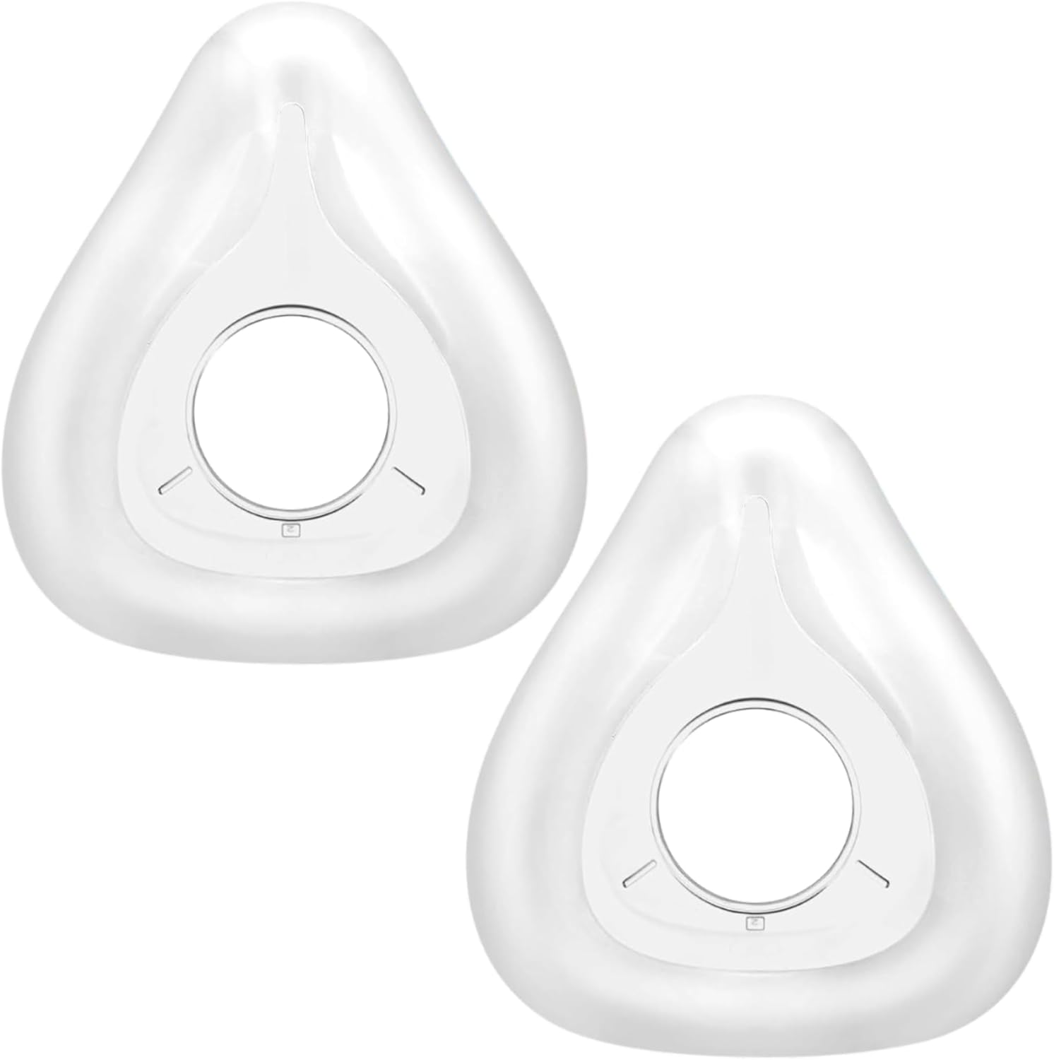F20 Replacement Cushion – Compatible with AirFit & AirTouch CPAP Masks, Soft Silicone Seal, Snug Fit for Nose & Mouth, Durable & Comfortable (Clear 2 Pack, Large)