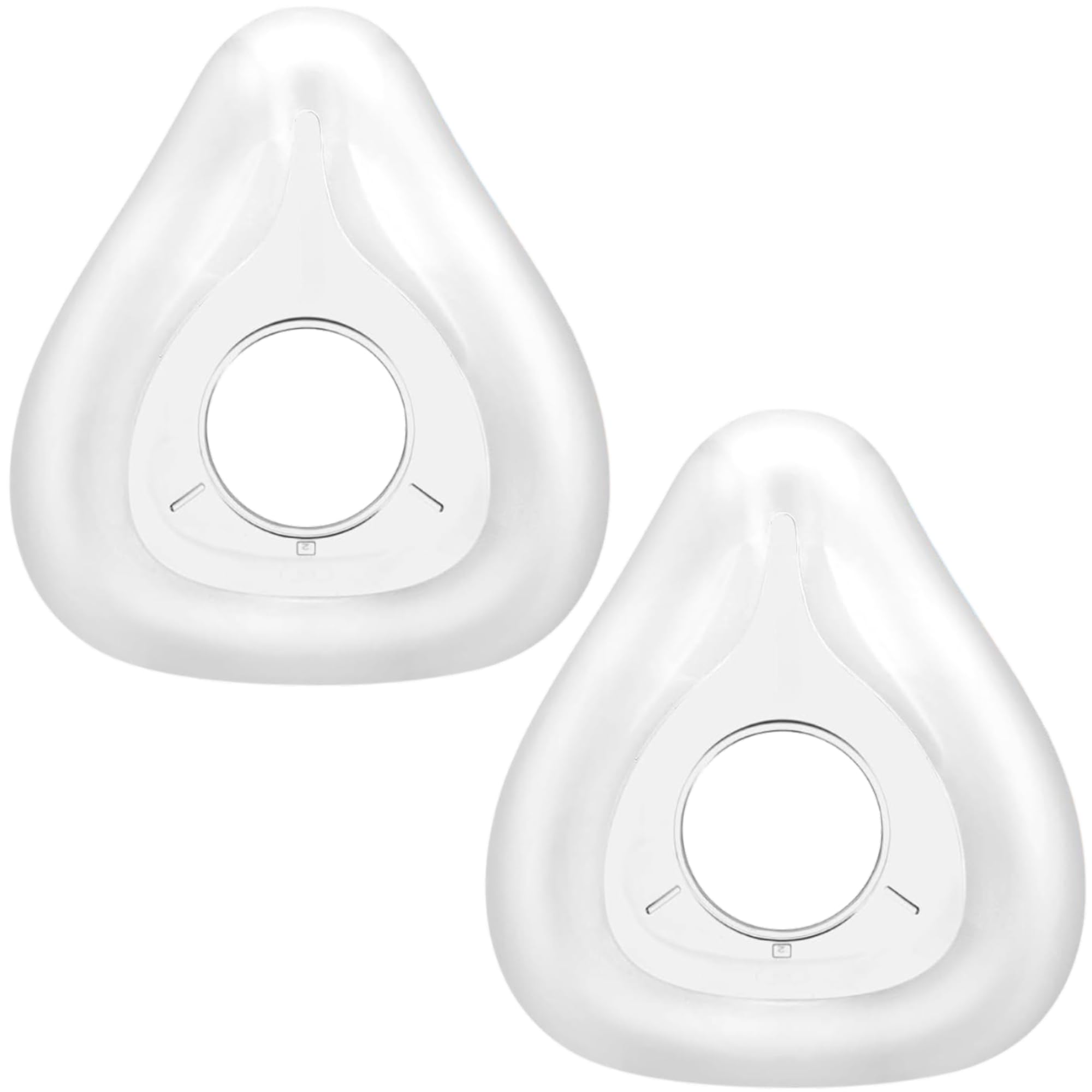 F20 Replacement Cushion – Compatible with AirFit &amp; AirTouch CPAP Masks, Soft Silicone Seal, Snug Fit for Nose &amp; Mouth, Durable &amp; Comfortable (Clear 2 Pack, Large)