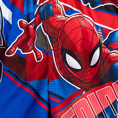 Marvel Calção de banho Avengers Legends Homem-Aranha, Vermelho/preto/azul., 3T