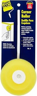 FOAM PRO 00102 FoamPRO Corner Roller, Smooth Surface, 4 In.