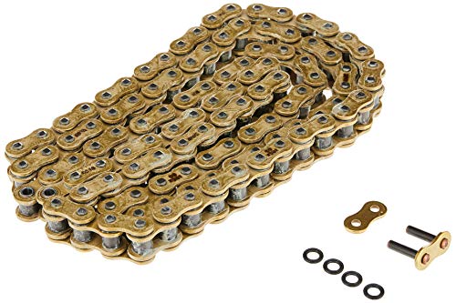 RK Racing Chain GB530XSOZ1-108 (530 Series) Gold 108 Link High Performance Street and Off-Road RX-Ring Chain with Connecting Link