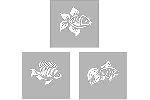 DIY Crafts Ocean Vibes Fish Stencils