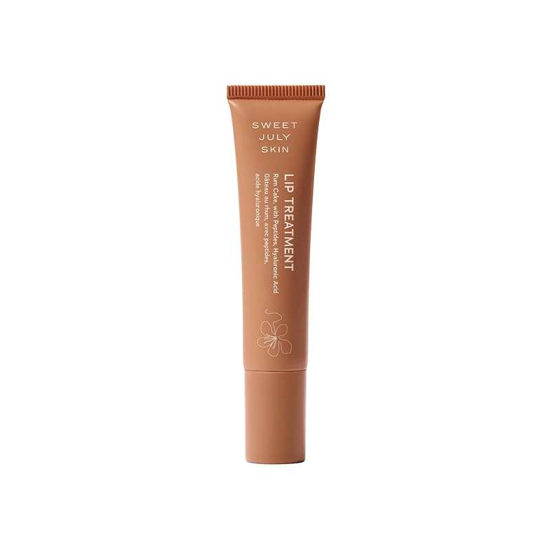 Bálsamo labial SWEET JULY SKIN Rum Cake com peptídeo e óleos de frutas, 15 mL