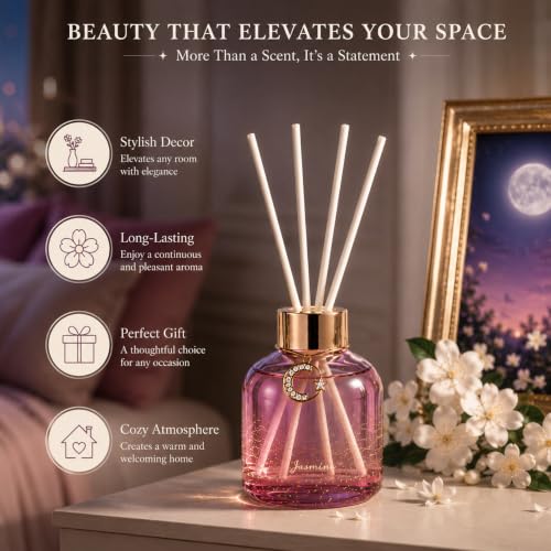 Difusor de varillas Jasmine 80 ml con caja de regalo miniatura 3