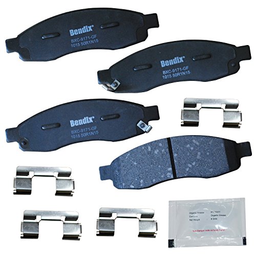 Bendix Priority1 CFC1015 Ceramic Front Brake Pads for INFINITI QX56 2006-2004, Nissan Armada 2006-2005, Pathfinder Armada 2004, TITAN 2007-2004 by Bendix - Used condition - US$21.36