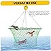 Hbbgdiy Buoy Float, 4Pcs Crab Trap Floats with 51 Inch Bungee Cord & Clip, Eye-Catching Marker Buoy Float for Boat, Outdoor.