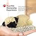 Perfect Petzzz Minis Pug, Realistic, Lifelike Stuffed Interactive Plush Toy, Electronic Pets, Companion Pet Puppy with 100% Synthetic Fur