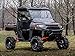 SuperATV Scratch Resistant Flip / Fold Down 2-in-1 Windshield for 2013+ Polaris Ranger XP 900 / 2014+ Polaris Ranger XP 900 Crew | 1/4
