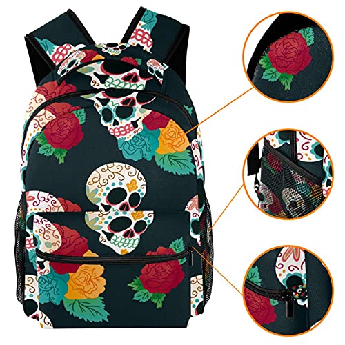 Sac à dos décontracté durable étudiants avec imprimé fleurs