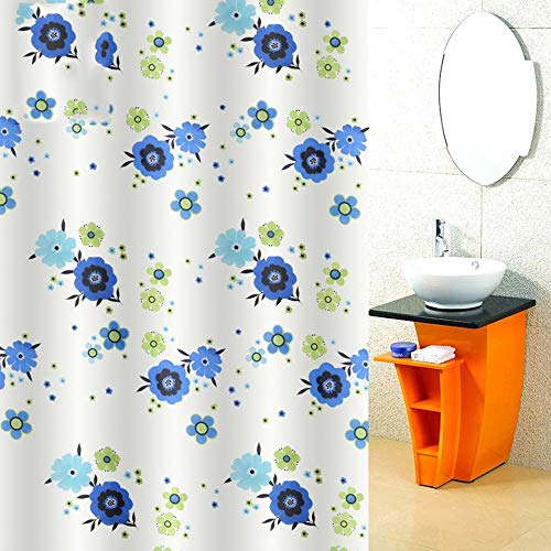 Rideau de douche en épaississement imperméable avec protection textile MU